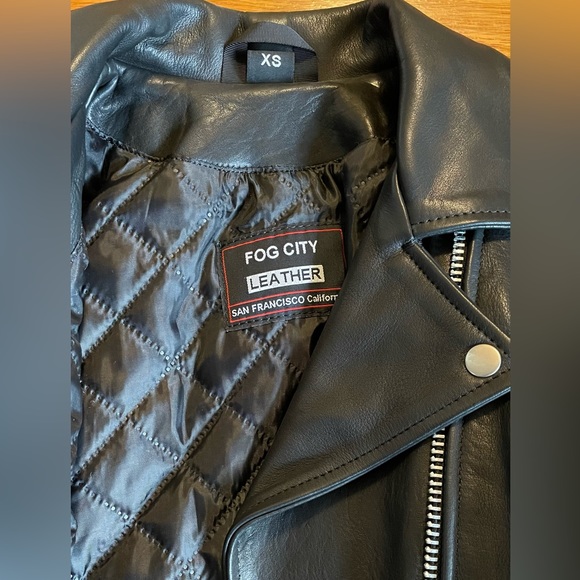 Fog city leather motorcycle jacket - Picture 3 of 6